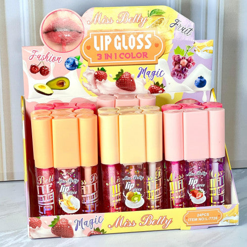 SET BRILLO LABIOS X 3