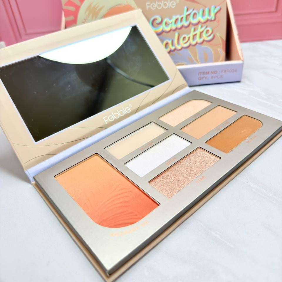 PALETA DE CONTORNOS 7 TONOS FBF034