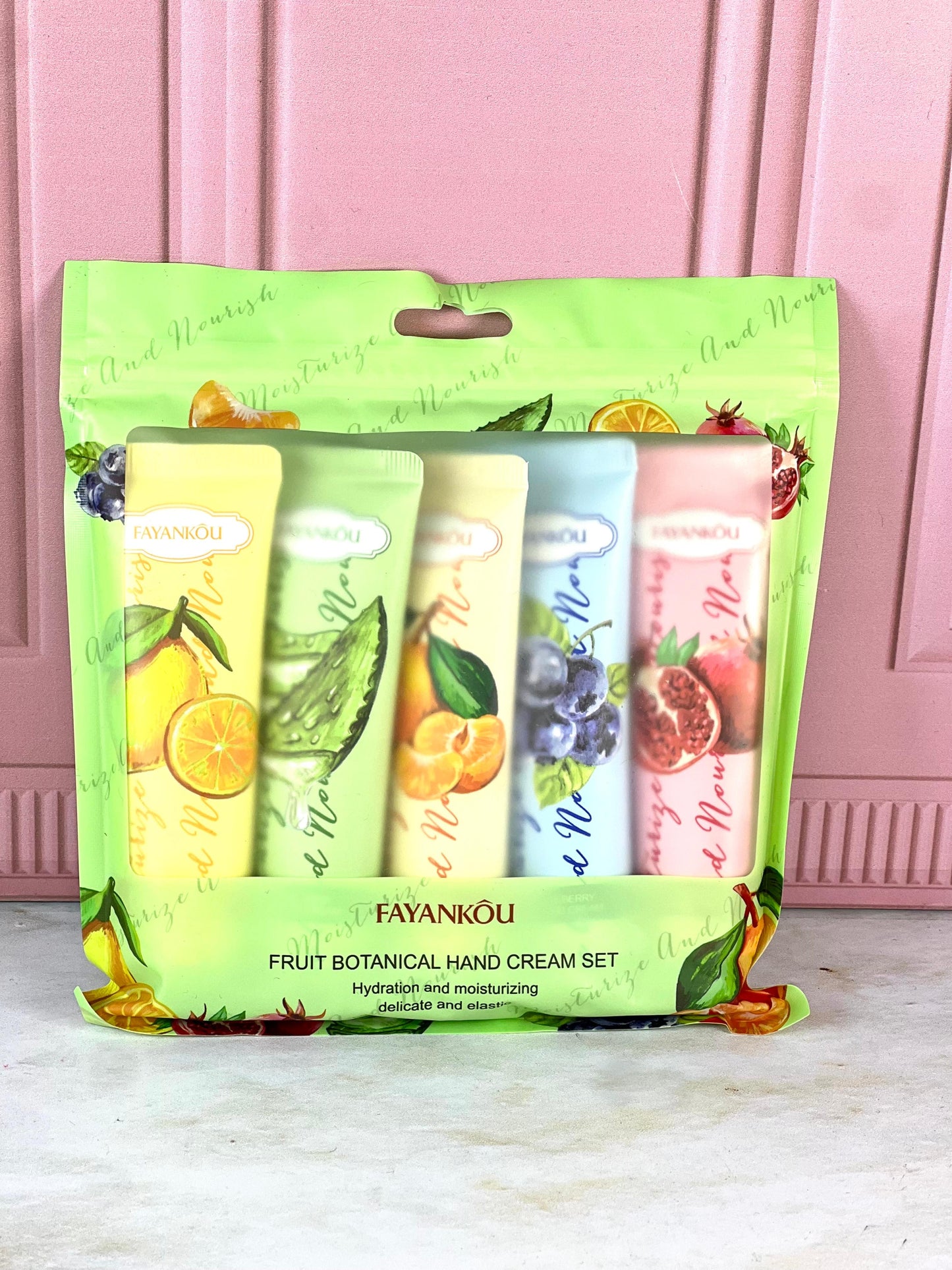 SET X5 CREMA DE MANOS (FRUTAL)