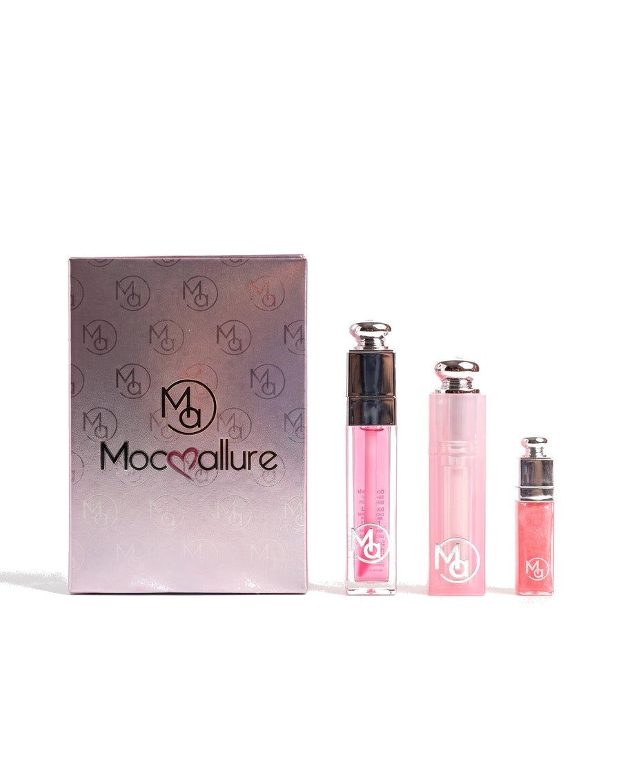 LIP OIL +. BRILLO LABIOS + BÁLSAMO LABIAL MOC2357