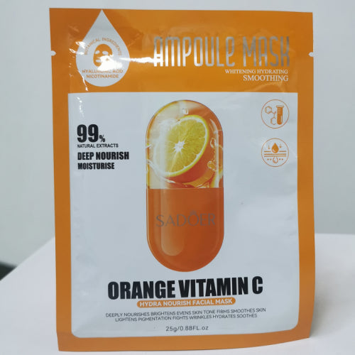 MASCARILLA FACIAL ORANGE VITAMIN C 25GR