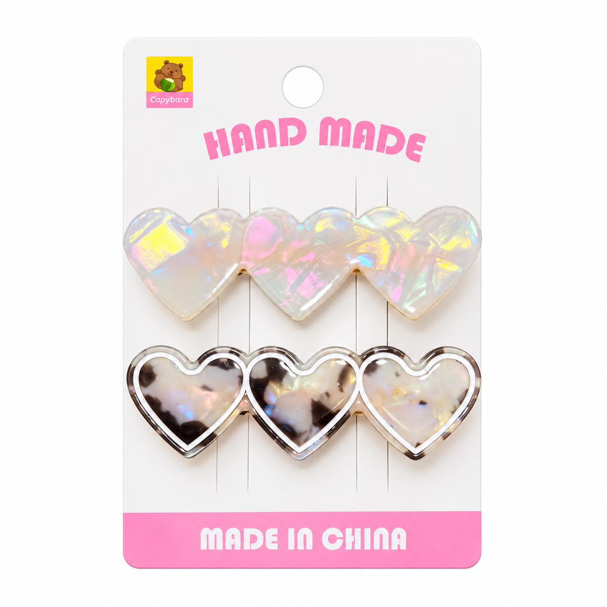 PINZA CABELLO 4.5CM X 2 PCS JHC-043