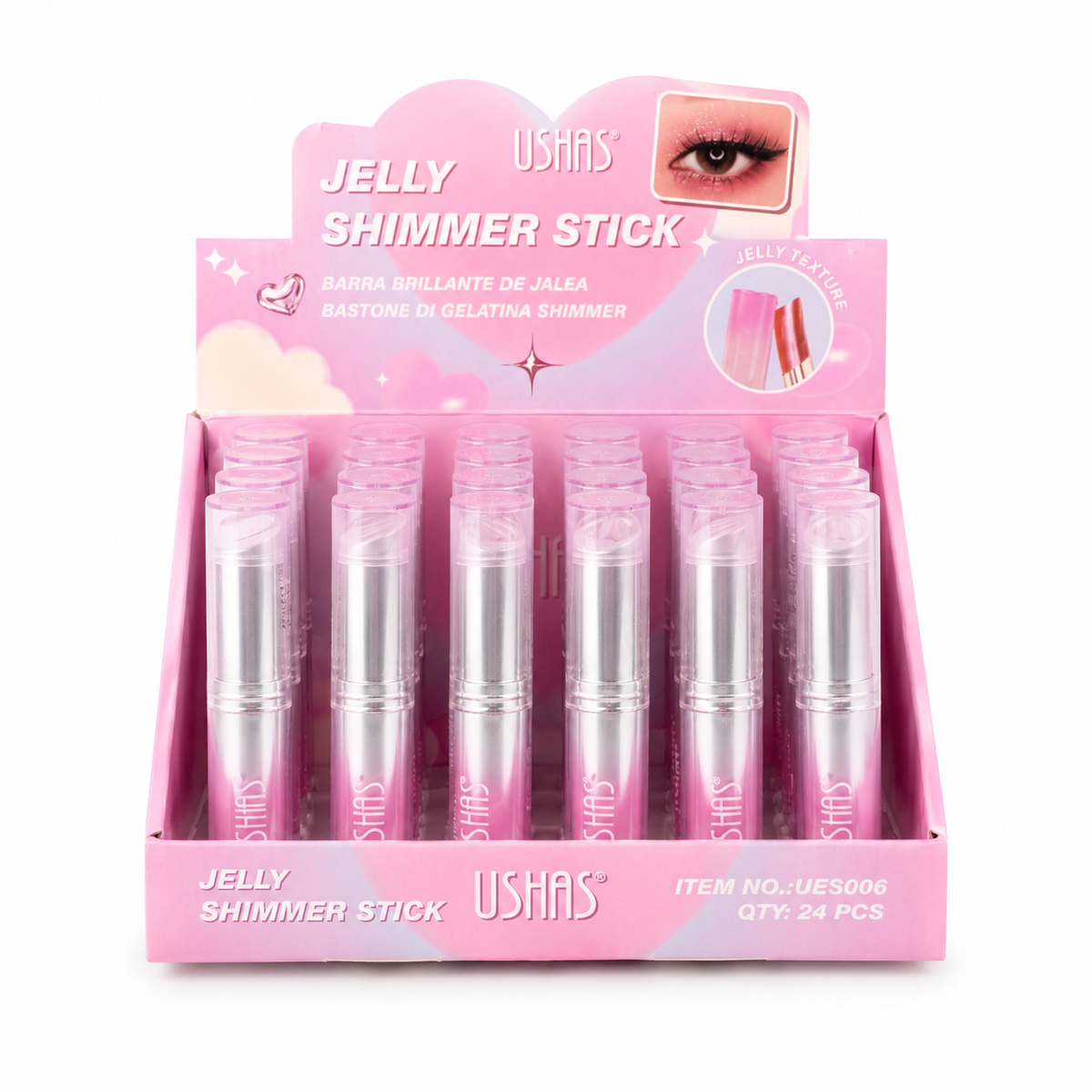 SOMBRA GLITTER GELATINA UES006