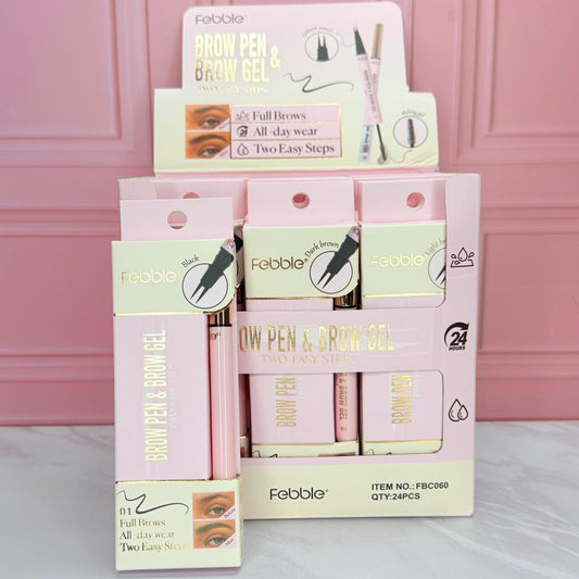 GEL FIJADOR DE CEJAS + DELINEADOR DE OJOS FBC060