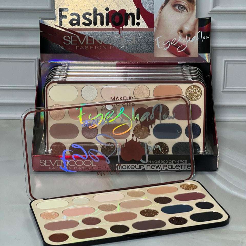 PALETA SOMBRA MATE Y GLITTER 6900A