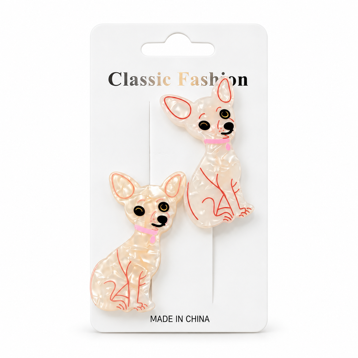 PINZA CABELLO 4.5CM X 2 PCS JHC-010