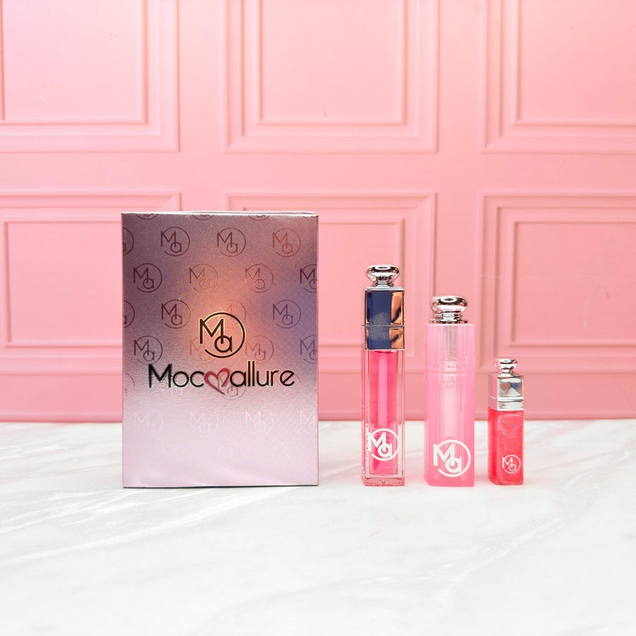 LIP OIL +. BRILLO LABIOS + BÁLSAMO LABIAL MOC2357