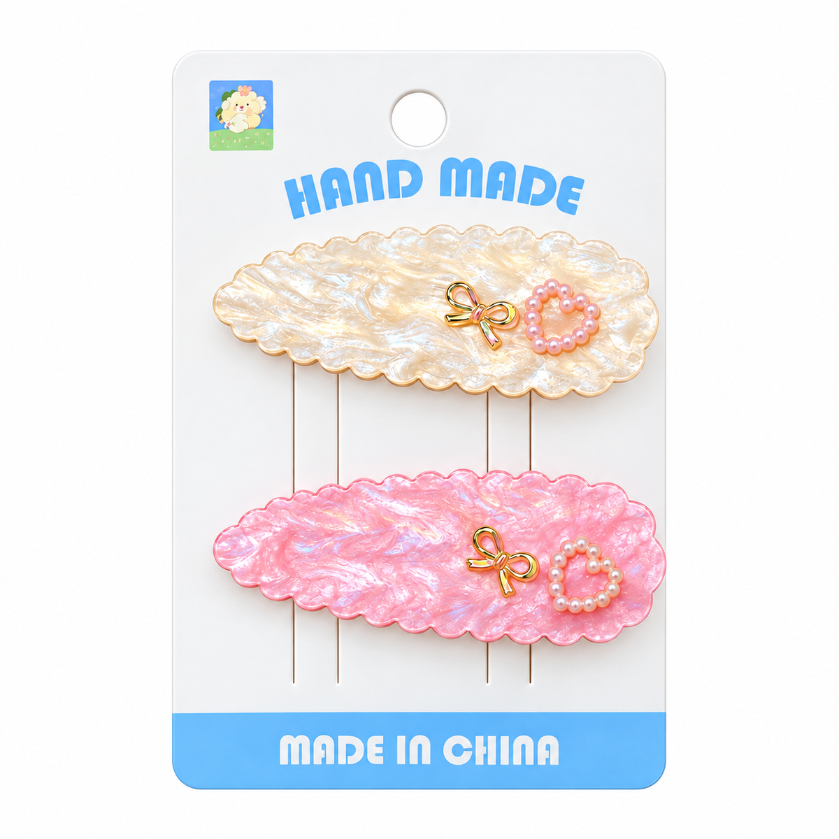 PINZA CABELLO 4.5CM X 2 PCS JHC-039