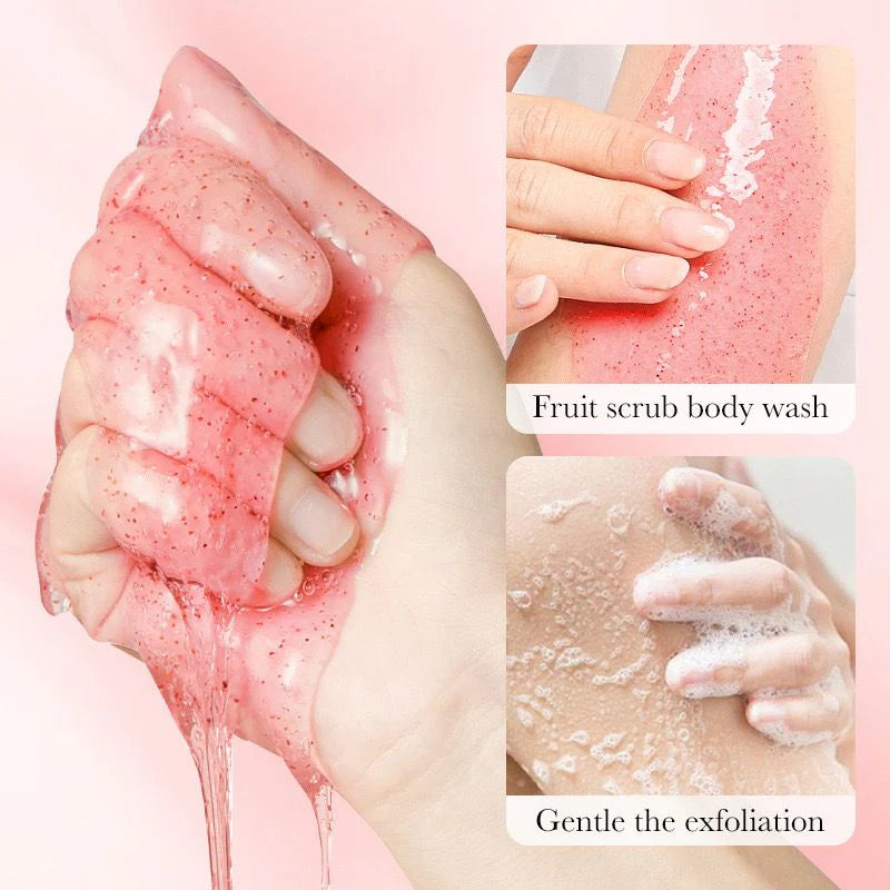 GEL DE BAÑO EXFOLIANTE PEACH 300ML