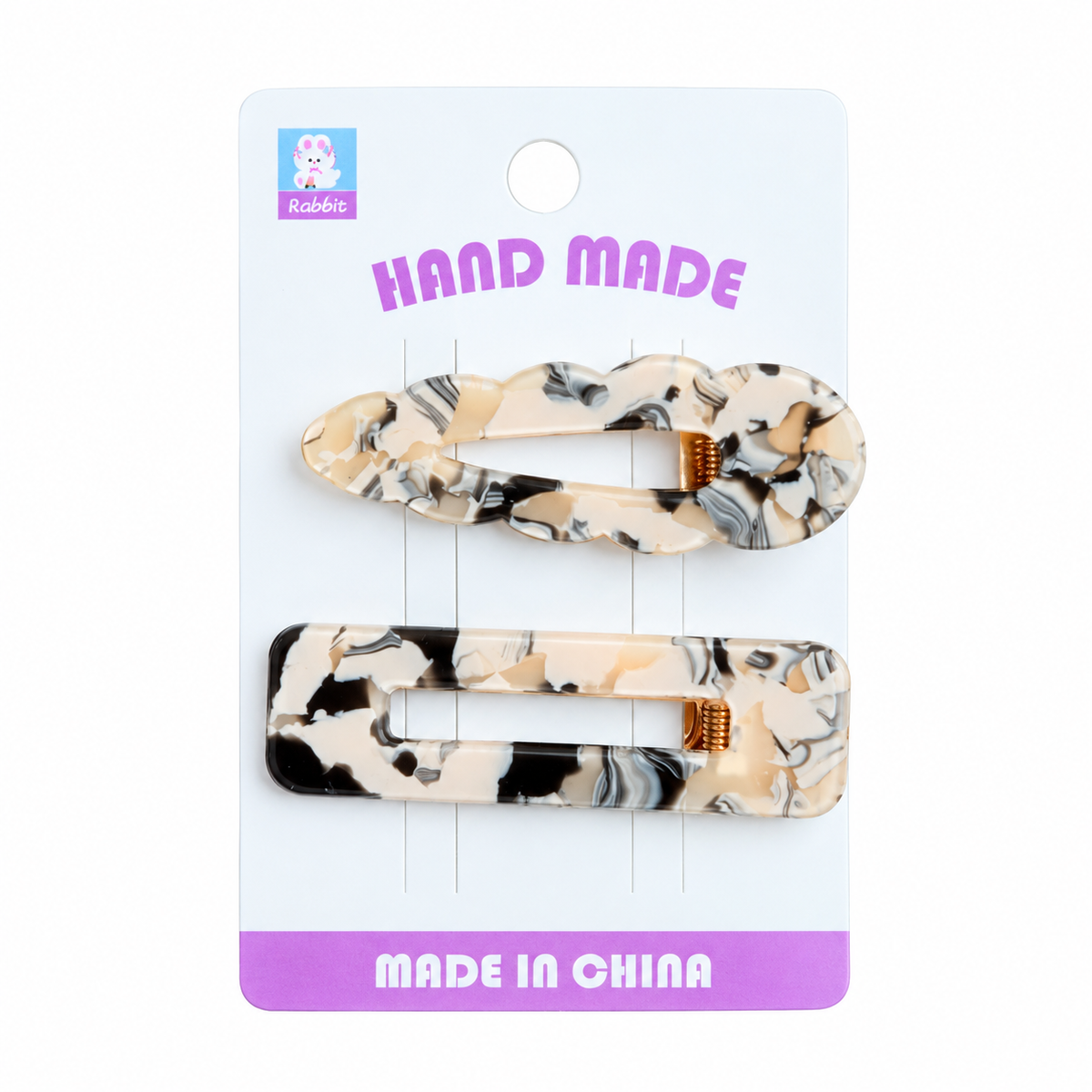 PINZA CABELLO 4.5CM X 2 PCS JHC-001