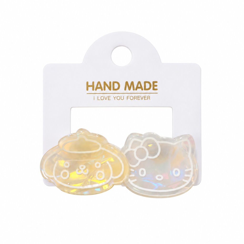 SET GANCHO CABELLO 2.5CM X 2 PCS JHC-049