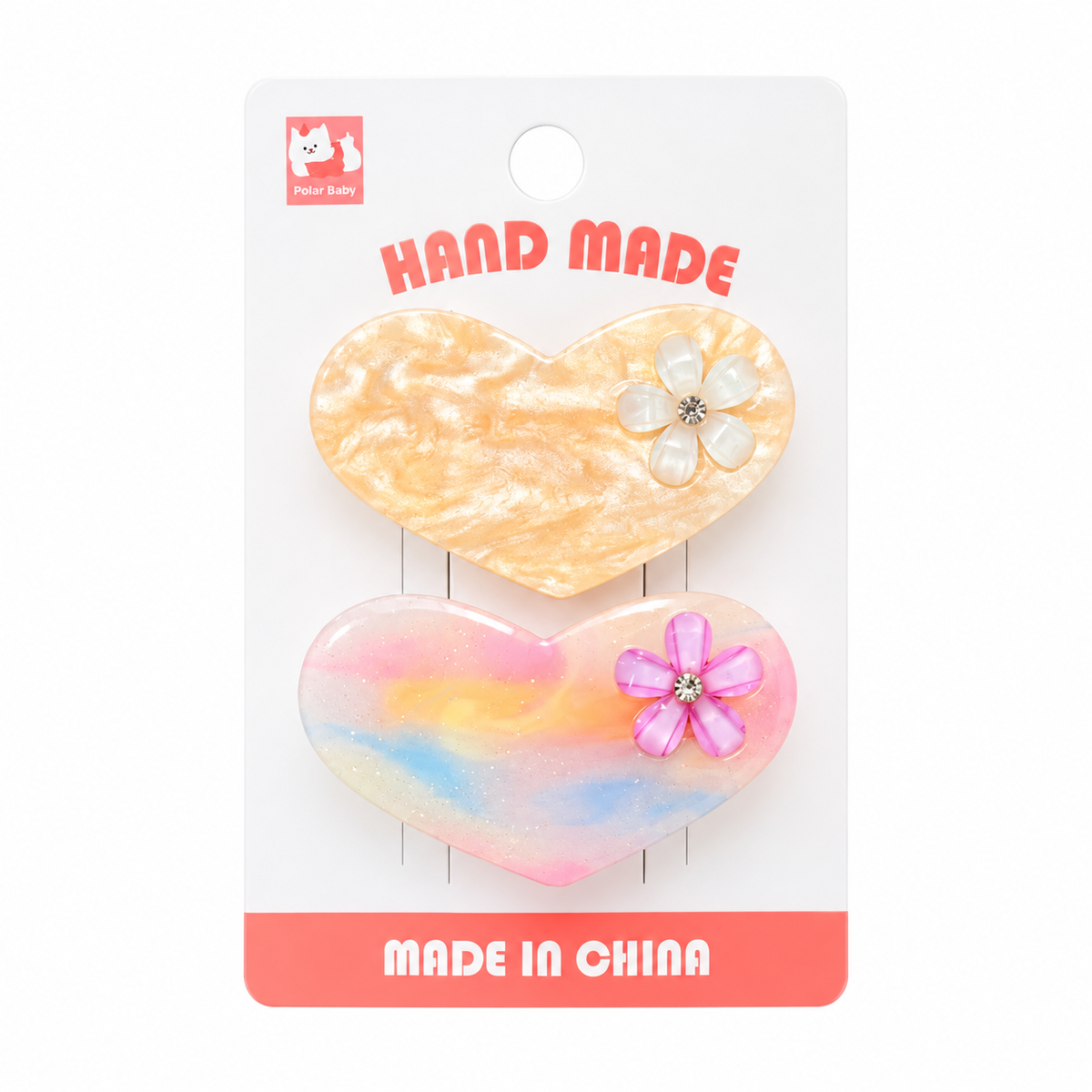 PINZA CABELLO 4.5CM X 2 PCS JHC-038