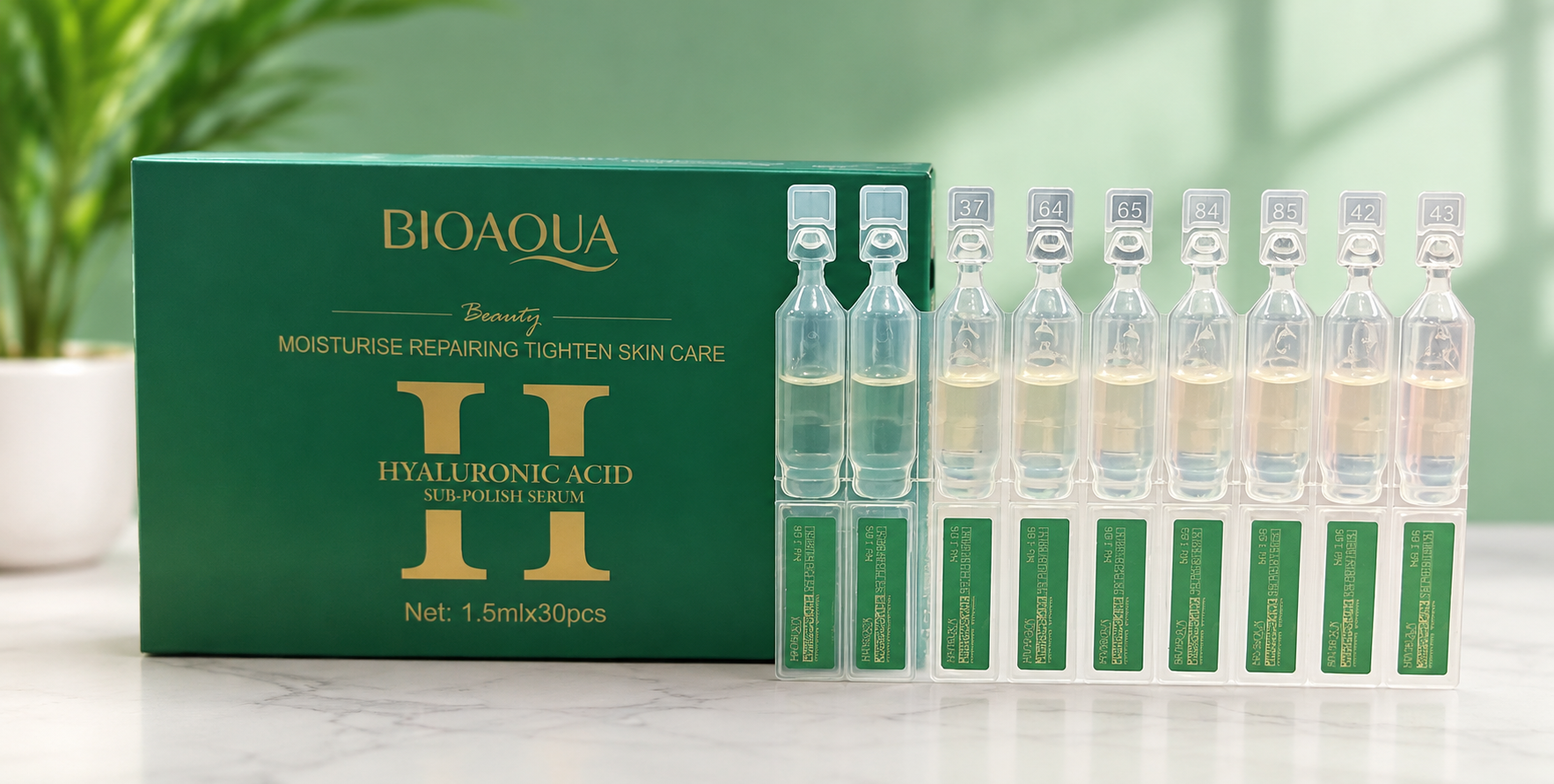AMPOLLAS FACIALES ACIDO HYALURONICO BIOAQUA BQY96476