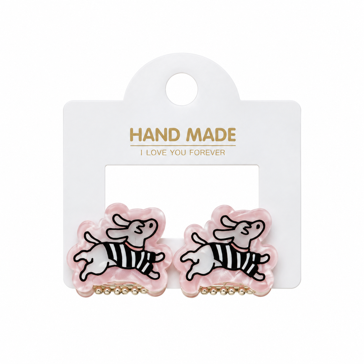 SET GANCHO CABELLO 2.5CM X 2 PCS JHC-048