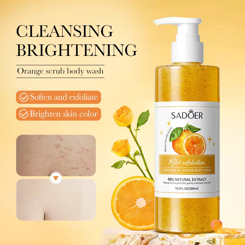 GEL DE BAÑO EXFOLIANTE ORANGE 300ML