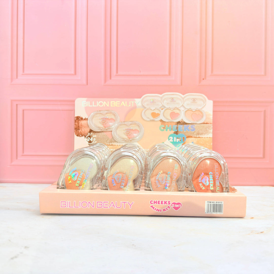 ILUMINADOR + RUBOR COMPACTO B10112