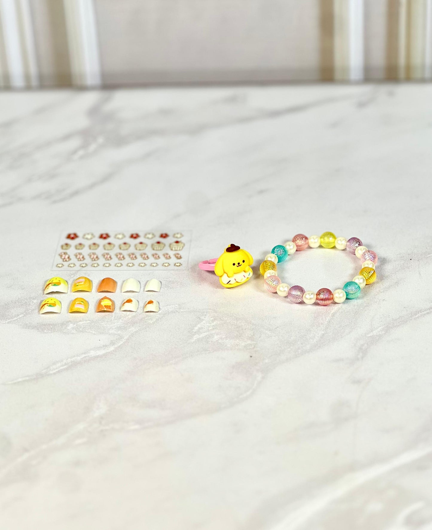KIT UÑAS POSTIZAS PARA NIÑA