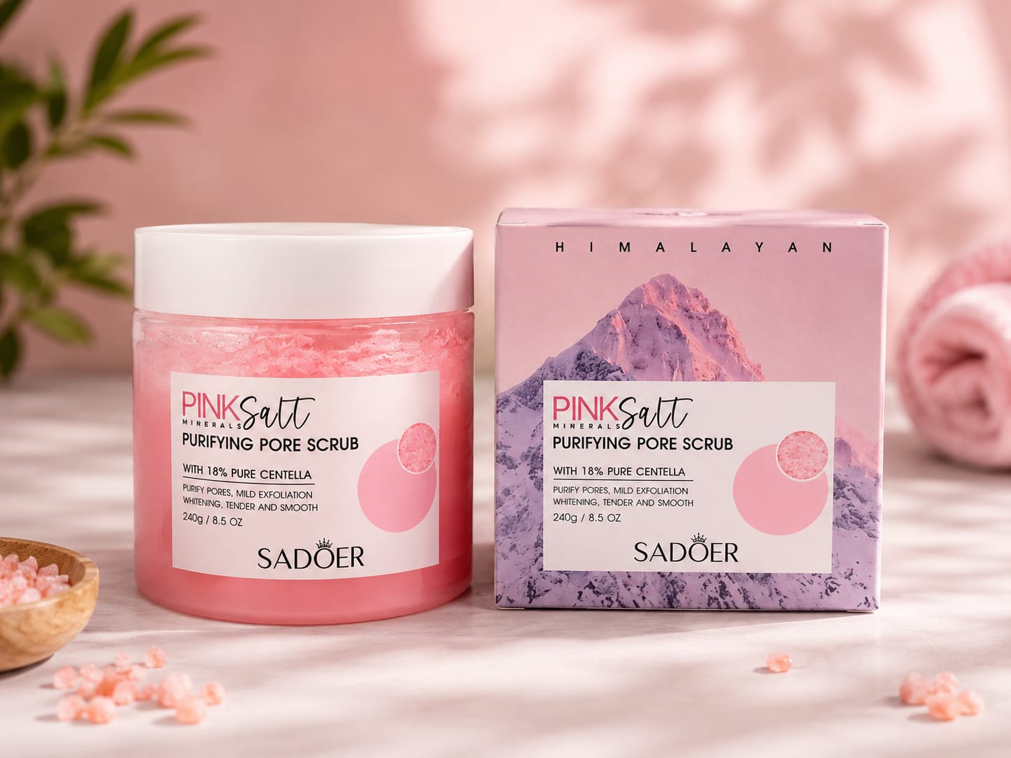 EXFOLIANTE FACIAL PINK SALT