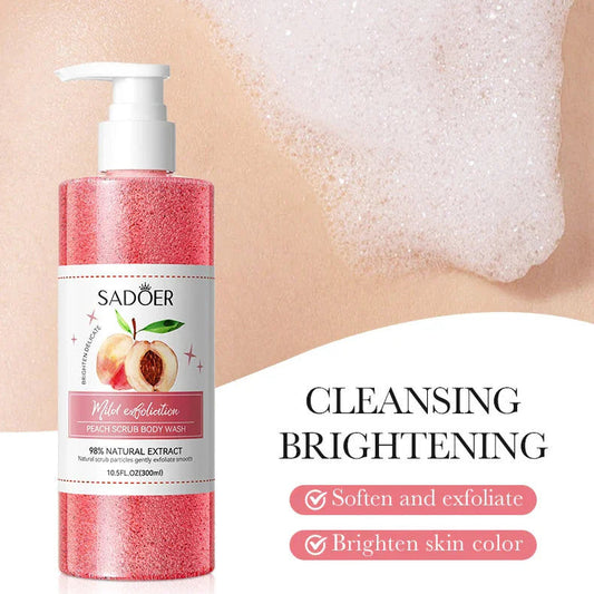 GEL DE BAÑO EXFOLIANTE PEACH 300ML