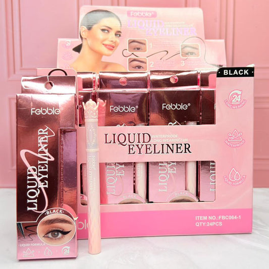 DELINEADOR LIQUIDO NEGRO A PRUEBA DE AGUA FBC064-1